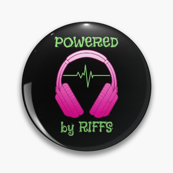 Item preview, Headphones | Powered By Riffs designed and sold by ObsidianDaz.