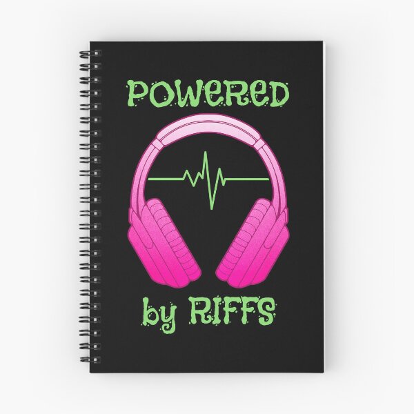 Item preview, Headphones | Powered By Riffs designed and sold by ObsidianDaz.