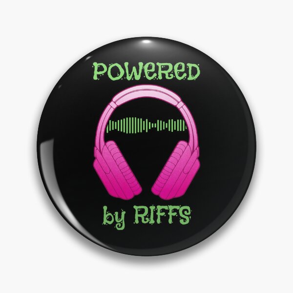 Item preview, Headphones | Powered By Riffs designed and sold by ObsidianDaz.