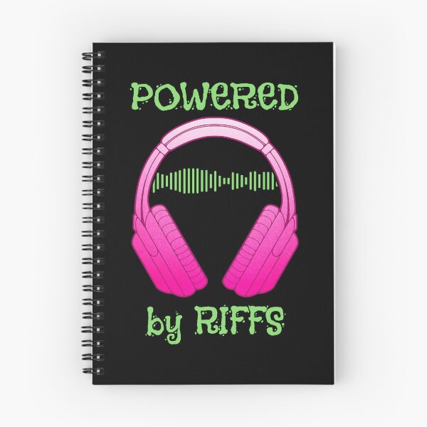 Item preview, Headphones | Powered By Riffs designed and sold by ObsidianDaz.