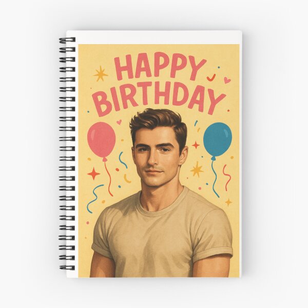 Item preview, Dave Franco Birthday with Balloons – Bright Celebration designed and sold by Places On Earth.