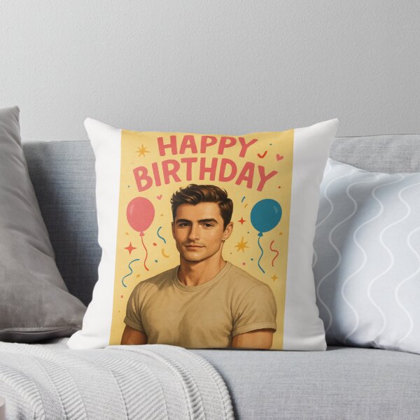 Item preview, Dave Franco Birthday with Balloons – Bright Celebration designed and sold by Places On Earth.