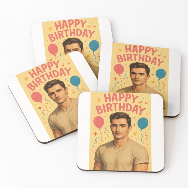 Item preview, Dave Franco Birthday with Balloons – Bright Celebration designed and sold by Places On Earth.