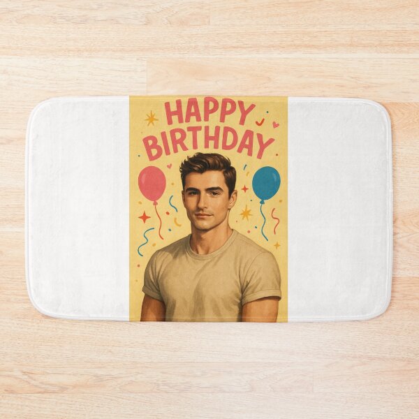 Item preview, Dave Franco Birthday with Balloons – Bright Celebration designed and sold by Places On Earth.