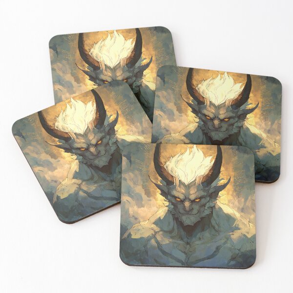Item preview, The Ethereal White Oni designed and sold by bapupa.