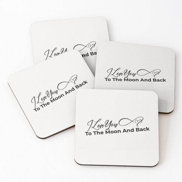 Item preview, I Love You To The Moon And Back designed and sold by LariLoDesigns.