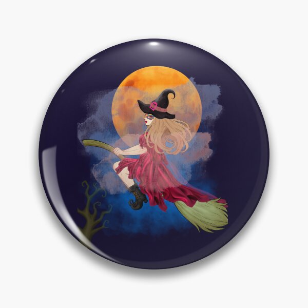 Item preview, Witch in Red, Moonlight Flight designed and sold by tinkeybabes.