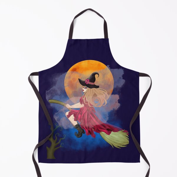 Item preview, Witch in Red, Moonlight Flight designed and sold by tinkeybabes.