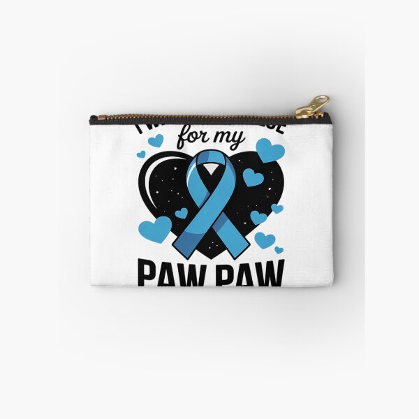 Item preview, I Wear Light Blue For My Paw Paw Prostate Cancer Awareness designed and sold by BlackStars3Neon.
