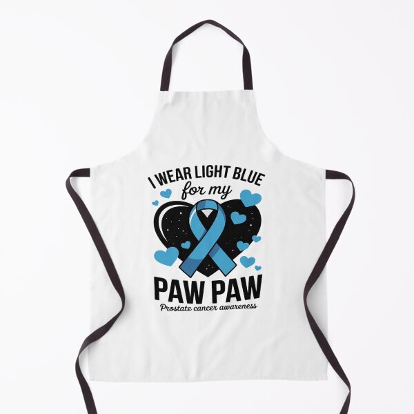 Item preview, I Wear Light Blue For My Paw Paw Prostate Cancer Awareness designed and sold by BlackStars3Neon.