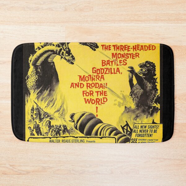 Item preview, Ghidrah The Three-Headed Monster Poster | 1964 Kaiju Movie Print | Vintage Godzilla Wall Art designed and sold by neildoch.