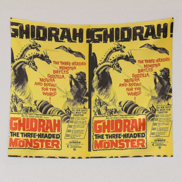 Item preview, Ghidrah The Three-Headed Monster Poster | 1964 Kaiju Movie Print | Vintage Godzilla Wall Art designed and sold by neildoch.