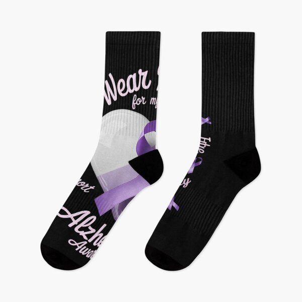 Item preview, I Wear Purple For Dad Alzheimer's Awareness Support designed and sold by BlackStars3Neon.
