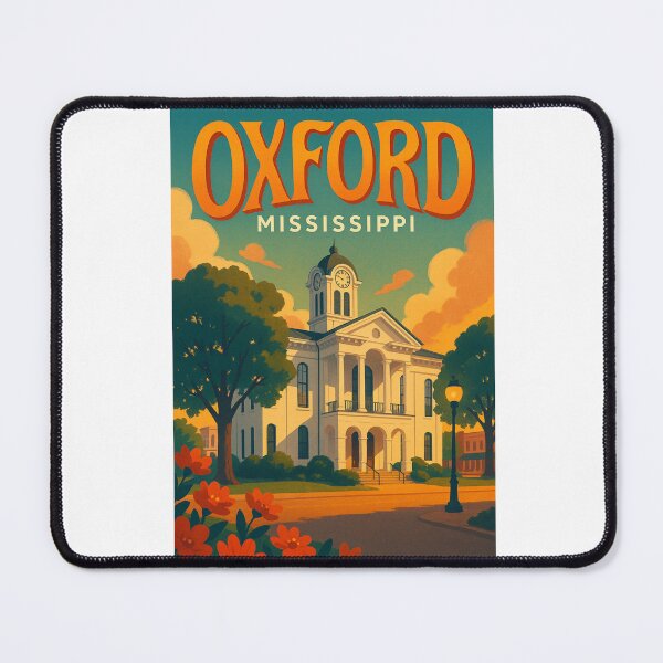 Item preview, Oxford Mississippi Courthouse Square – Southern Charm designed and sold by Aryabek.