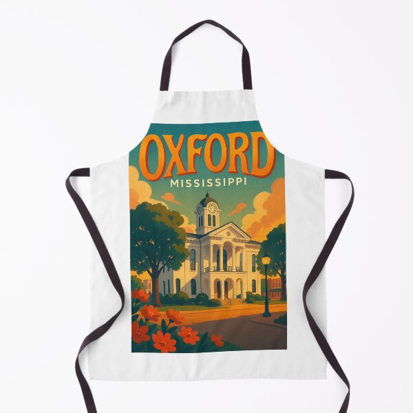 Item preview, Oxford Mississippi Courthouse Square – Southern Charm designed and sold by Aryabek.