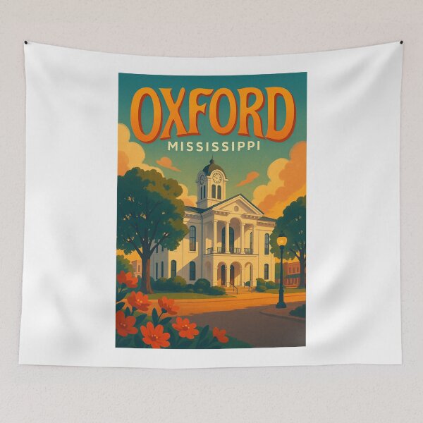 Item preview,   Oxford Mississippi Courthouse Square – Southern Charm designed and sold by Aryabek.