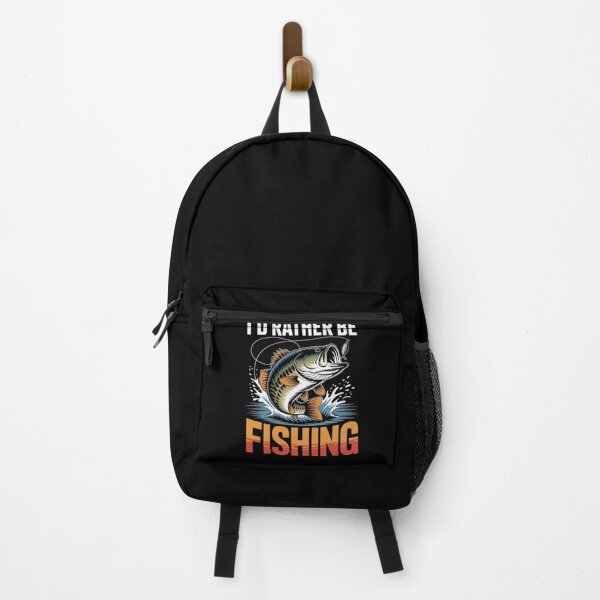 Item preview, I'd Rather Be Fishing Graphic Bass Dad Boy Men designed and sold by BlackStars3Neon.