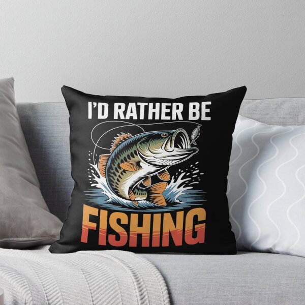 Item preview, I'd Rather Be Fishing Graphic Bass Dad Boy Men designed and sold by BlackStars3Neon.