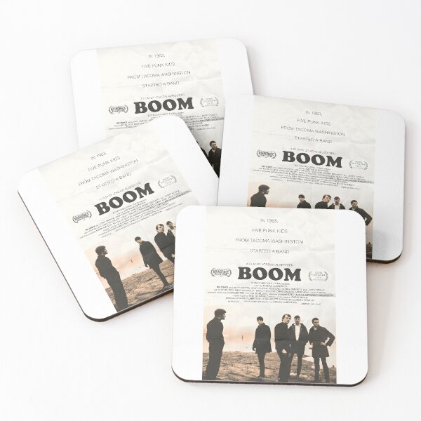Item preview, The Sonics – Boom Retro Rock Poster Tribute designed and sold by fintantalonet.