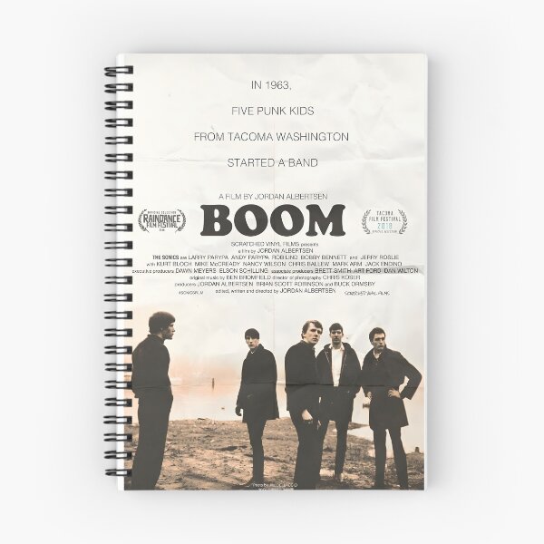 Item preview, The Sonics – Boom Retro Rock Poster Tribute designed and sold by fintantalonet.