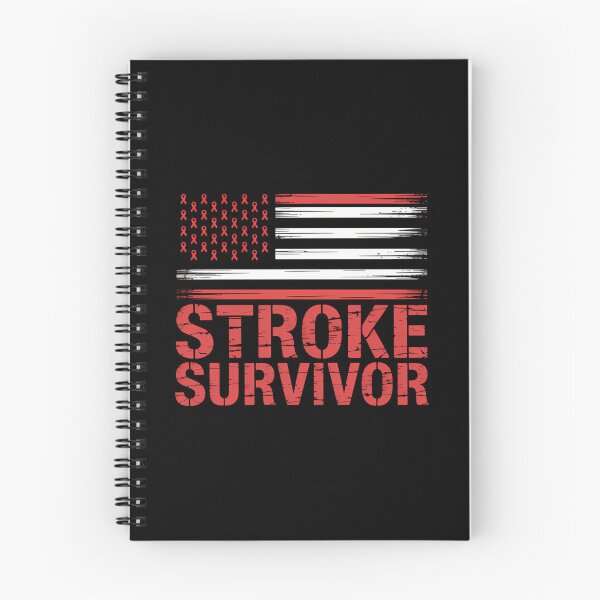 Item preview, USA Flag Stroke Survivor Awareness Ribbon designed and sold by LunaCrazeArt.