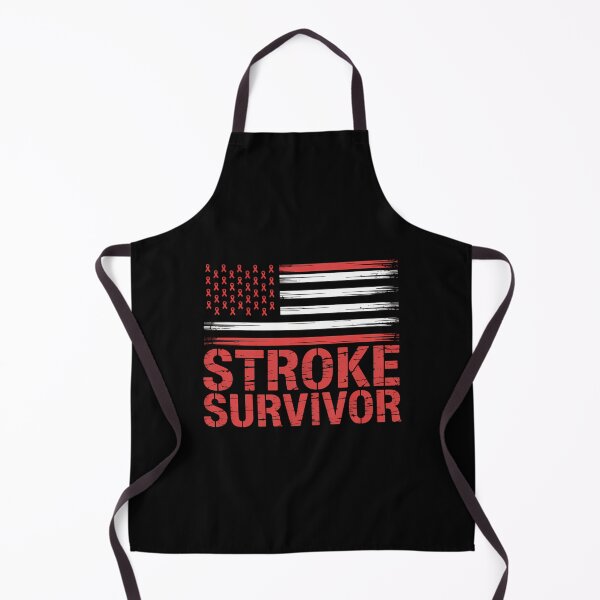 Item preview, USA Flag Stroke Survivor Awareness Ribbon designed and sold by LunaCrazeArt.