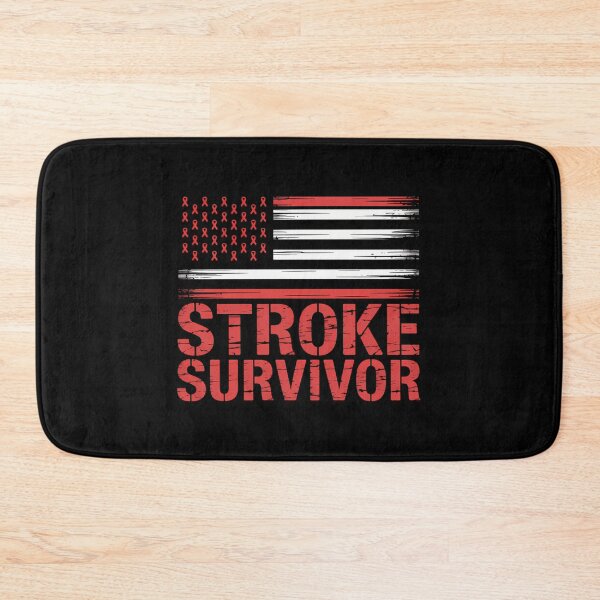 Item preview, USA Flag Stroke Survivor Awareness Ribbon designed and sold by LunaCrazeArt.