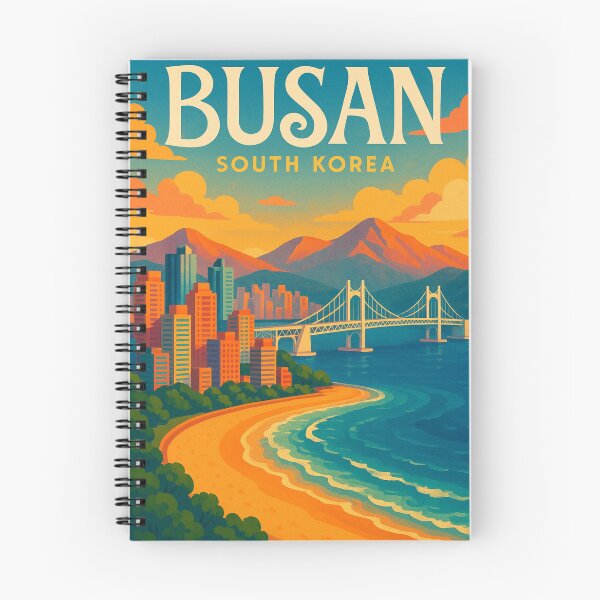 Item preview,  Haeundae Beach and Gwangan Bridge – Busan Coastal View designed and sold by Aryabek.