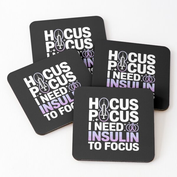 Item preview, Hocus Pocus I Need Insulin to Focus - Perfect gift for anyone living with diabetes, type 1 warriors, caregivers, and those who love Halloween humor. designed and sold by ZyziowskyArt.