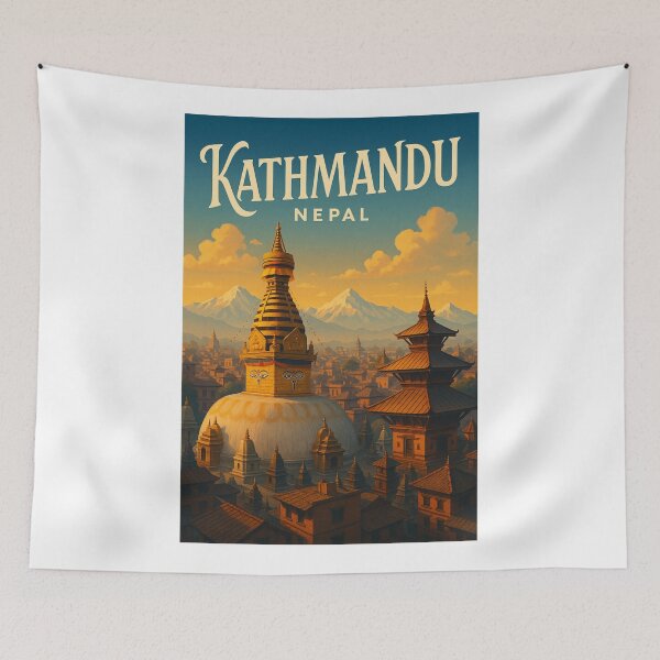 Item preview,  Swayambhunath Stupa – Kathmandu’s Sacred Skyline designed and sold by Aryabek.
