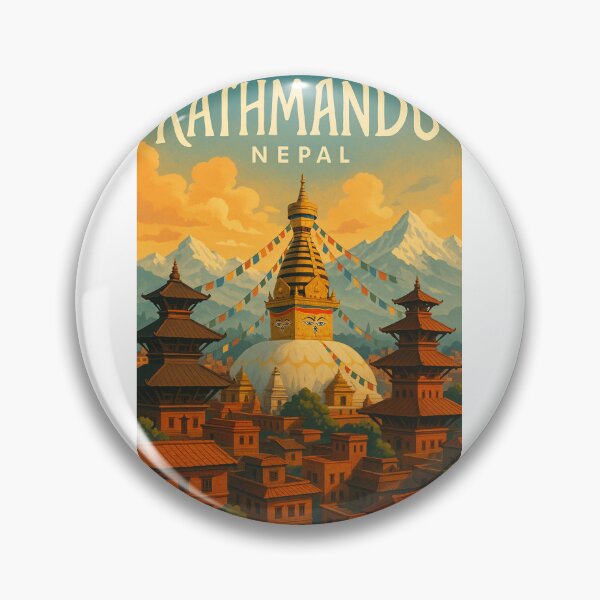 Item preview,  Boudhanath Stupa with Himalayas – Kathmandu Spiritual Heart designed and sold by Aryabek.