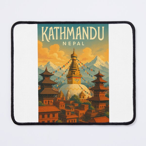 Item preview,  Boudhanath Stupa with Himalayas – Kathmandu Spiritual Heart designed and sold by Aryabek.