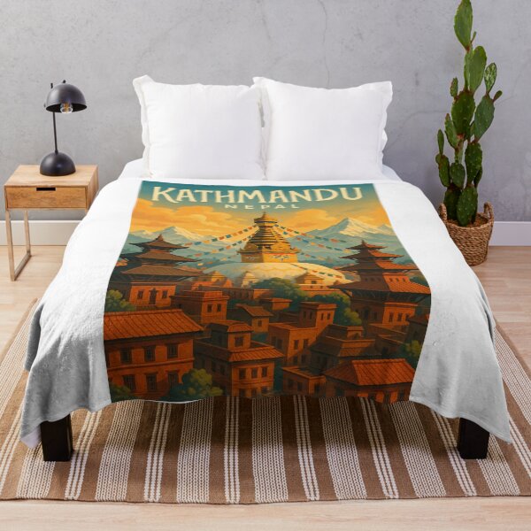Item preview,  Boudhanath Stupa with Himalayas – Kathmandu Spiritual Heart designed and sold by Aryabek.