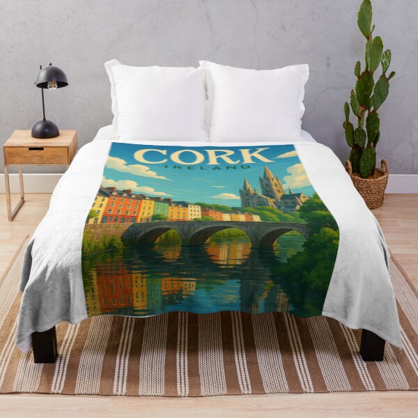 Item preview, St. Fin Barre’s Cathedral – Cork City Riverside View designed and sold by Aryabek.