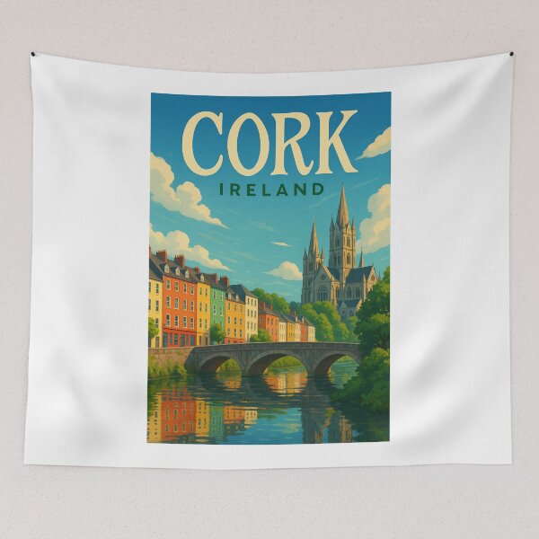 Item preview,  St. Fin Barre’s Cathedral – Cork City Riverside View designed and sold by Aryabek.