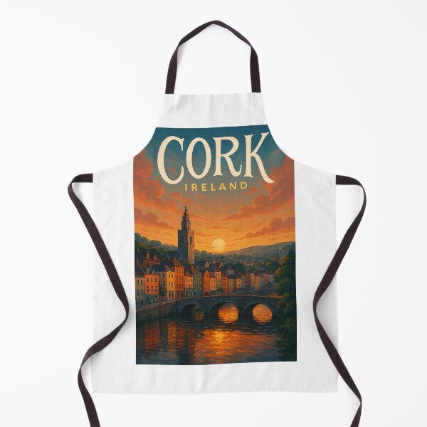 Item preview, Shandon Tower and River Lee – Sunset Over Cork City designed and sold by Aryabek.