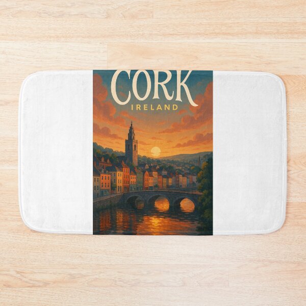 Item preview,  Shandon Tower and River Lee – Sunset Over Cork City designed and sold by Aryabek.