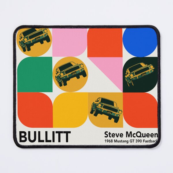 Item preview, Baubaus Bullitt Steve McQueen 1968 Mustang designed and sold by Rifart Shop.