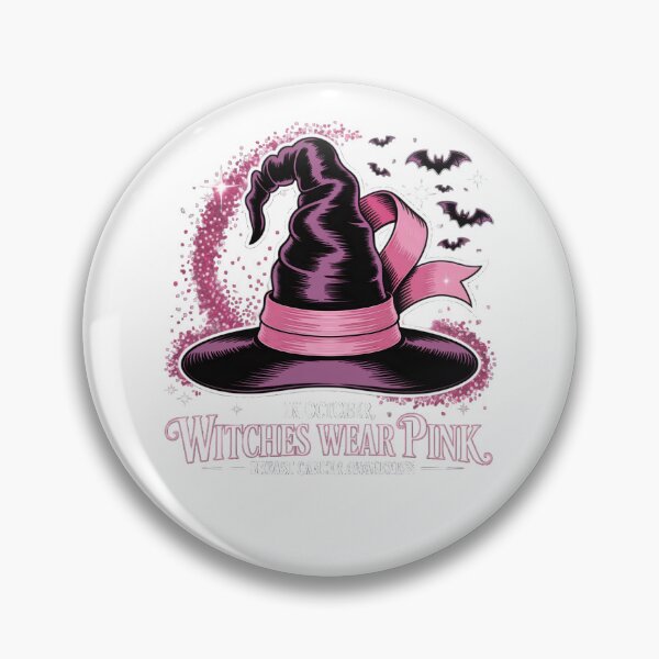 Item preview, In October Witches Wear Pink Breast Cancer Awareness designed and sold by StylePulsez.