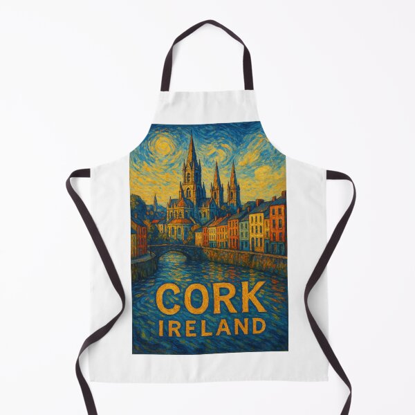 Item preview, St. Fin Barre’s Cathedral in Cork, Ireland – Van Gogh Style View designed and sold by Aryabek.