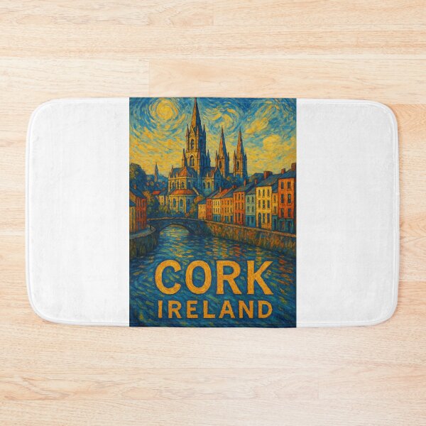 Item preview,  St. Fin Barre’s Cathedral in Cork, Ireland – Van Gogh Style View designed and sold by Aryabek.
