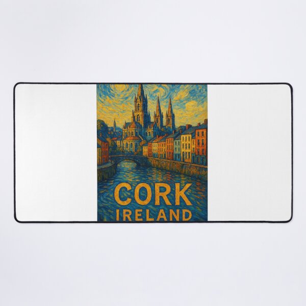 Item preview, St. Fin Barre’s Cathedral in Cork, Ireland – Van Gogh Style View designed and sold by Aryabek.
