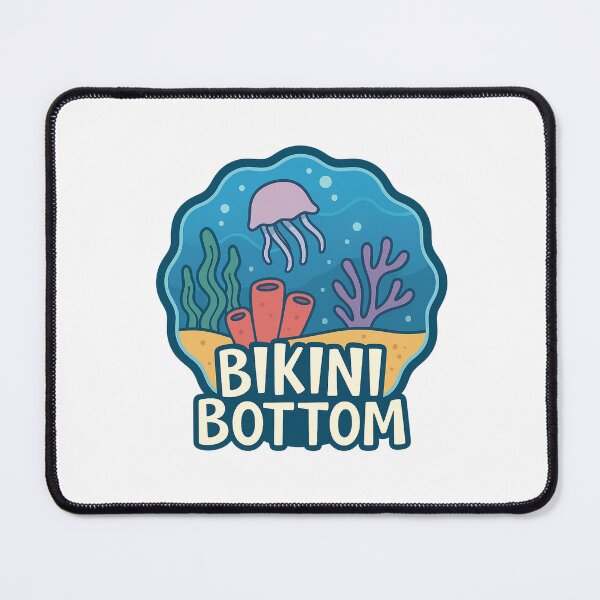 Item preview, Jellyfish and Coral Reef Scene – Bikini Bottom Undersea World designed and sold by Aryabek.