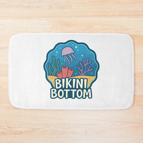 Item preview, Jellyfish and Coral Reef Scene – Bikini Bottom Undersea World designed and sold by Aryabek.
