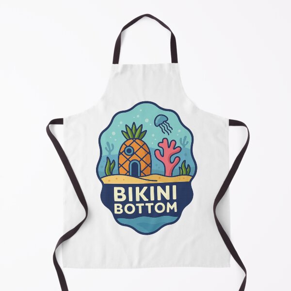 Item preview,  Pineapple House and Jellyfish – Bikini Bottom Seascape designed and sold by Aryabek.