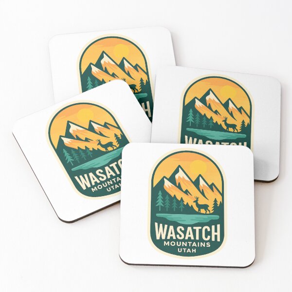 Item preview,  Deer in the Wasatch Mountains – Alpine Landscape of Utah designed and sold by Aryabek.