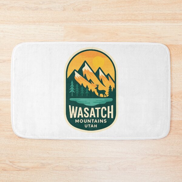 Item preview,  Deer in the Wasatch Mountains – Alpine Landscape of Utah designed and sold by Aryabek.