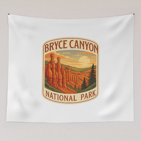 Item preview,  Bryce Canyon National Park – Sunset Over Red Rock Hoodoos designed and sold by Aryabek.