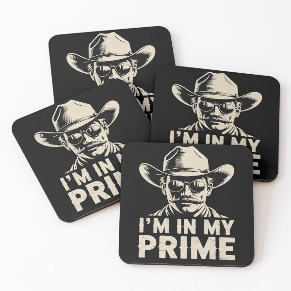 Item preview, I'm In My Prime Western Cowboy Outlaw Mustache designed and sold by KingsLife1994.