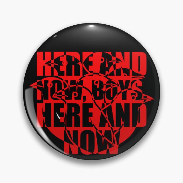 Item preview, Here and Now Boys – Bold Typographic Graphic Tee designed and sold by Technohippy Tees.